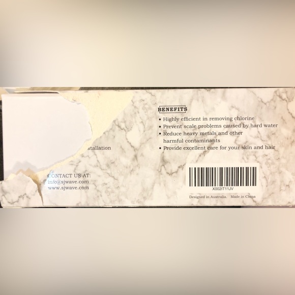 SJ WAVE Showerhead Filter Replacement for Hard and Chlorinated Water - Picture 10 of 11